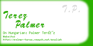 terez palmer business card